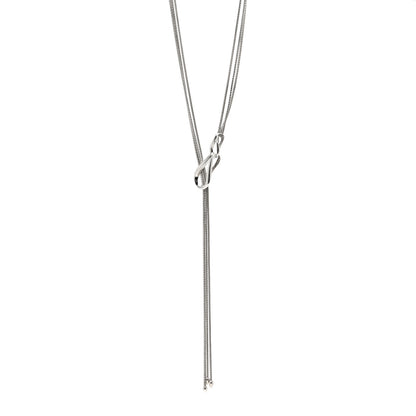 John Hardy Sterling Silver Asli Classic Chain Link Lariat Necklace 1 of 4