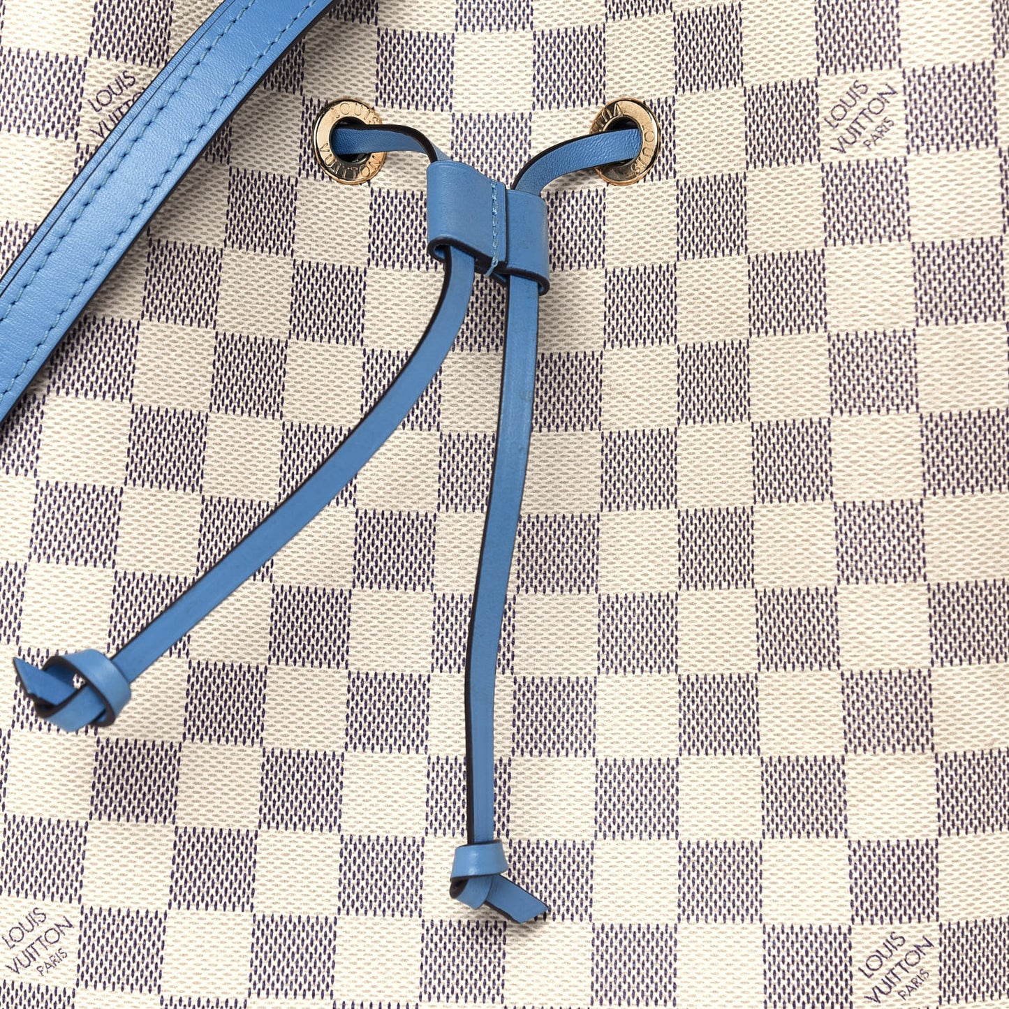 Damier Azur Neonoe MM Bleuet