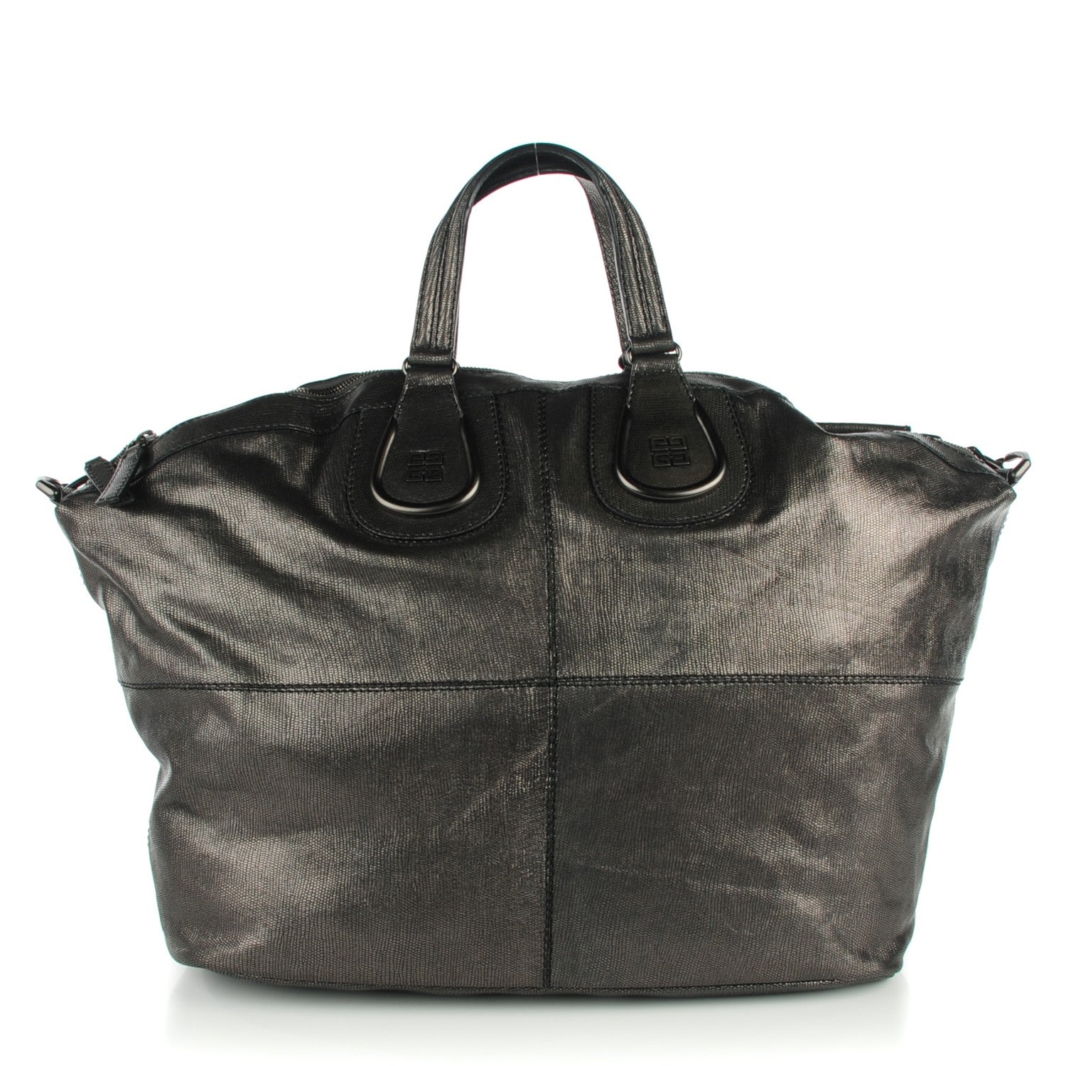 Givenchy Metallic Lizard Effect Maxi Nightingale Shopper Tote Bronze 1 of 9