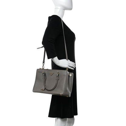 Prada Saffiano Medium Galleria Double Zip Tote Argilla 2 of 12