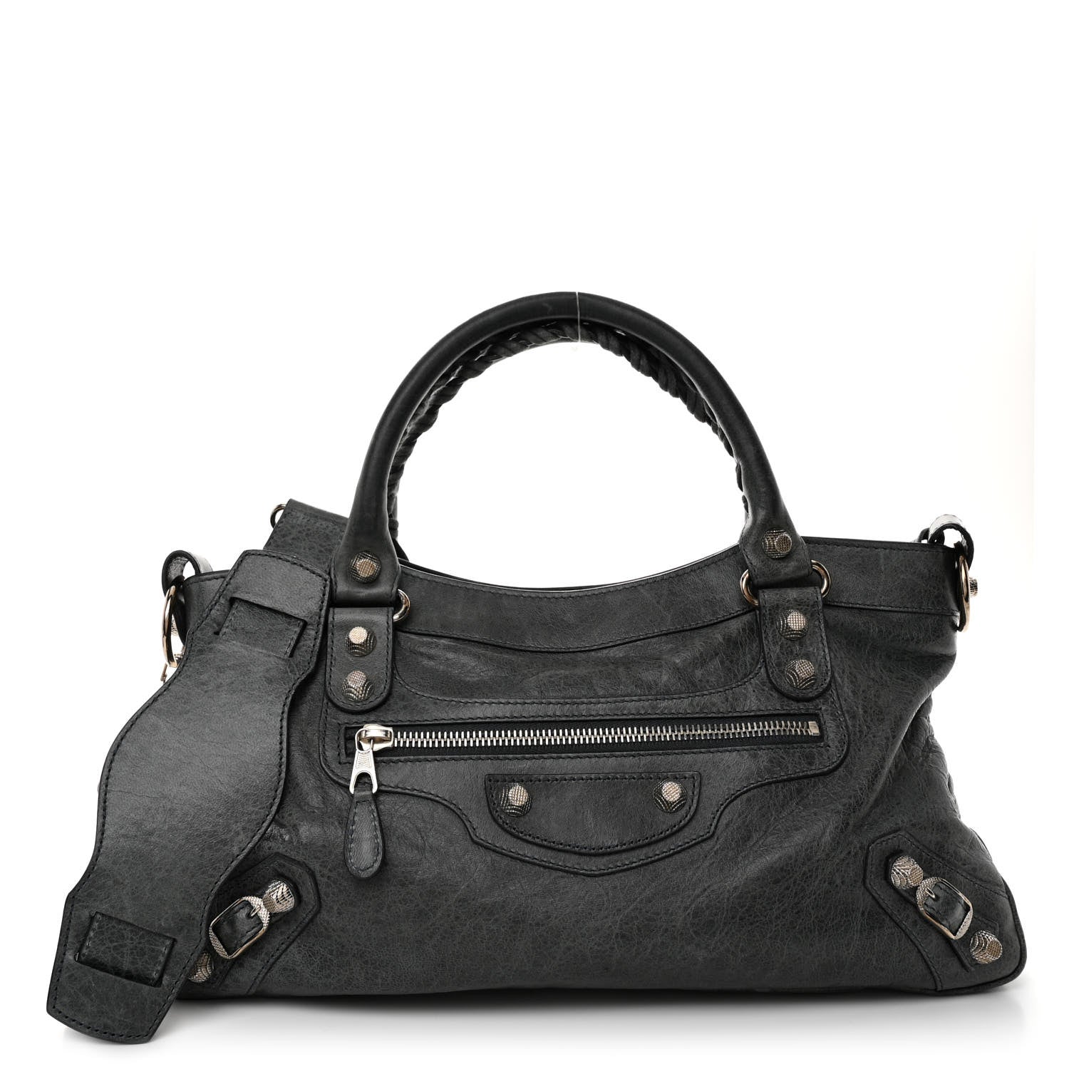 Balenciaga Agneau Giant 12 Silver Hardware First Anthracite 3 of 15