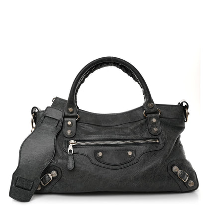 Balenciaga Agneau Giant 12 Silver Hardware First Anthracite 3 of 15