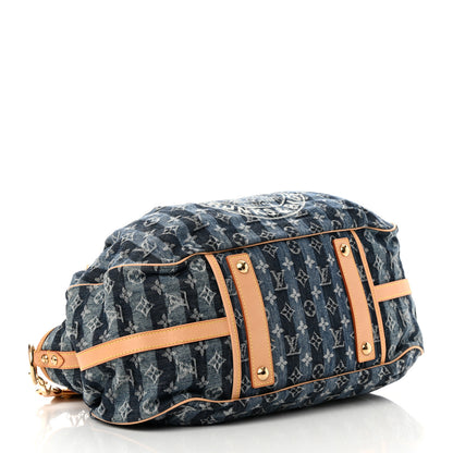 Louis Vuitton Denim Raye Cabas GM 4 of 15