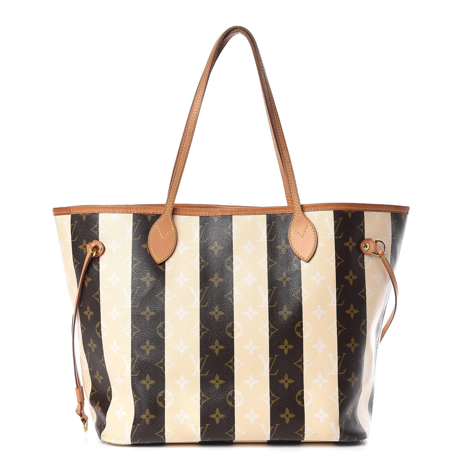 Louis Vuitton Monogram Rayures Neverfull MM 1 of 19