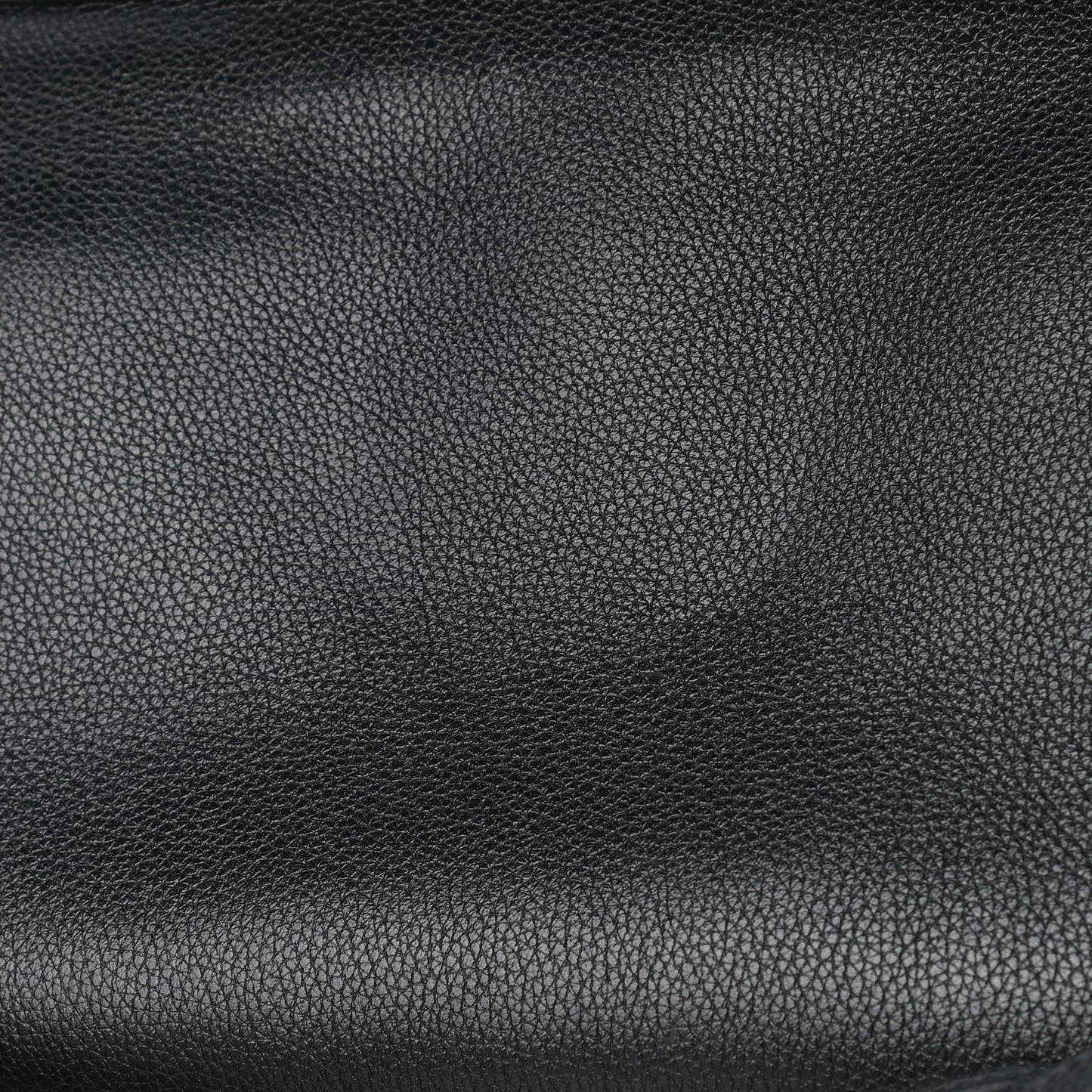 Grainy Calfskin Small Zumi Top Handle Bag Black