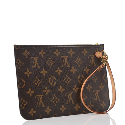 Louis Vuitton Monogram Neverfull MM GM Pochette 3 of 9