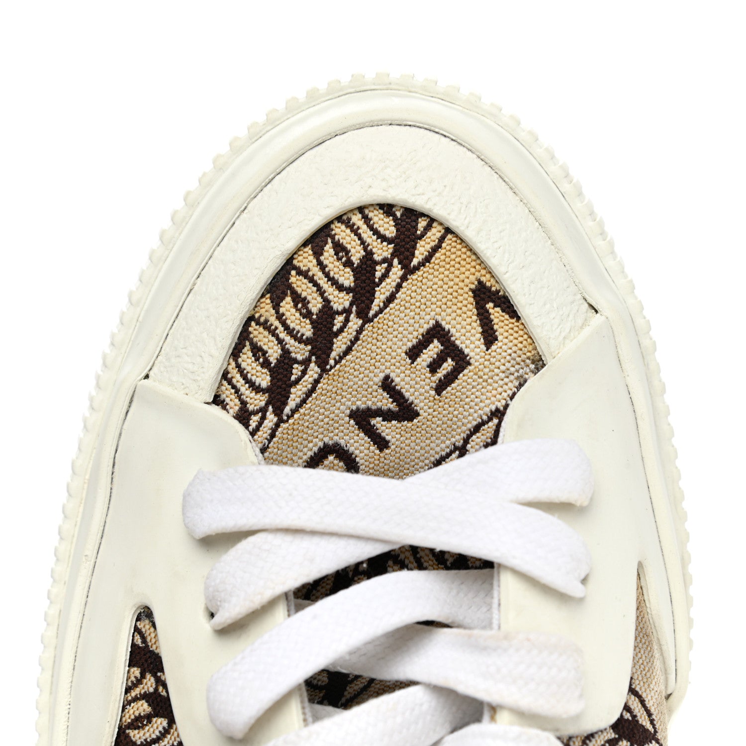 Givenchy Canvas Chain Logo Printed Womens Tennis Sneakers 38 Beige Brown 11 of 12