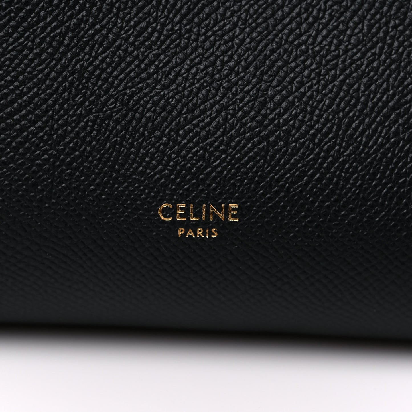 Grained Calfskin Micro Belt Bag Black