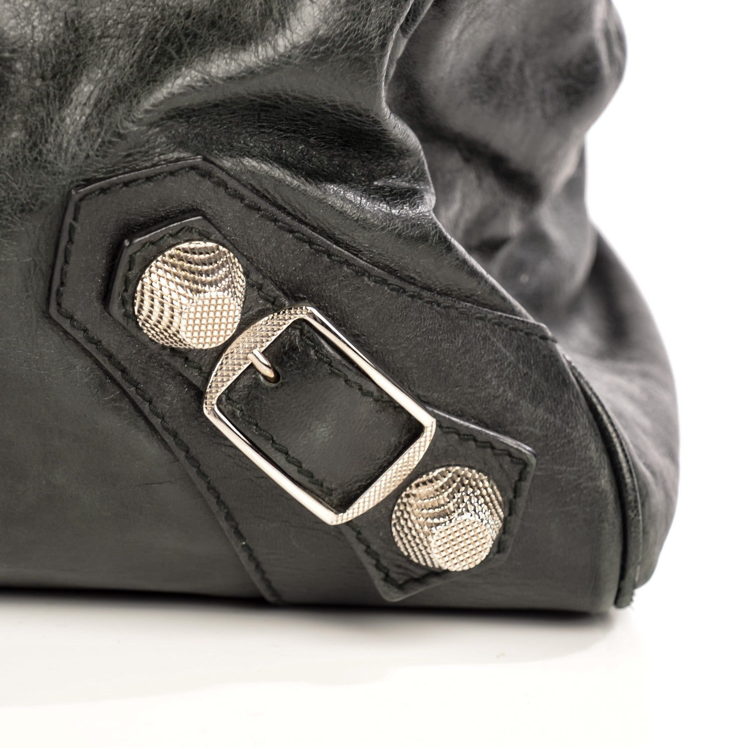 Balenciaga Agneau Giant 21 Silver Hardware Mid Day Black 4 of 12