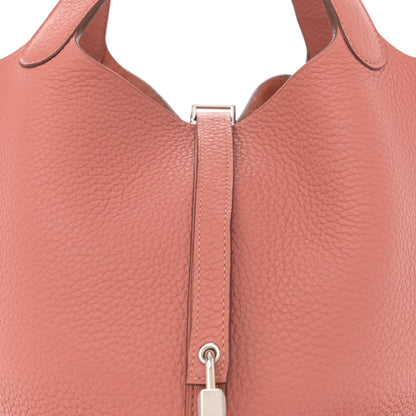 Hermes Taurillon Clemence Picotin Lock 22 MM Crevette 8 of 10
