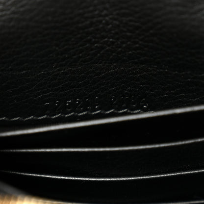 Gucci Roxy Calfskin Medium Blondie Chain Wallet Black 7 of 10