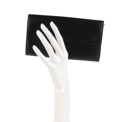 Louis Vuitton Epi Sarah Wallet Black 2 of 7