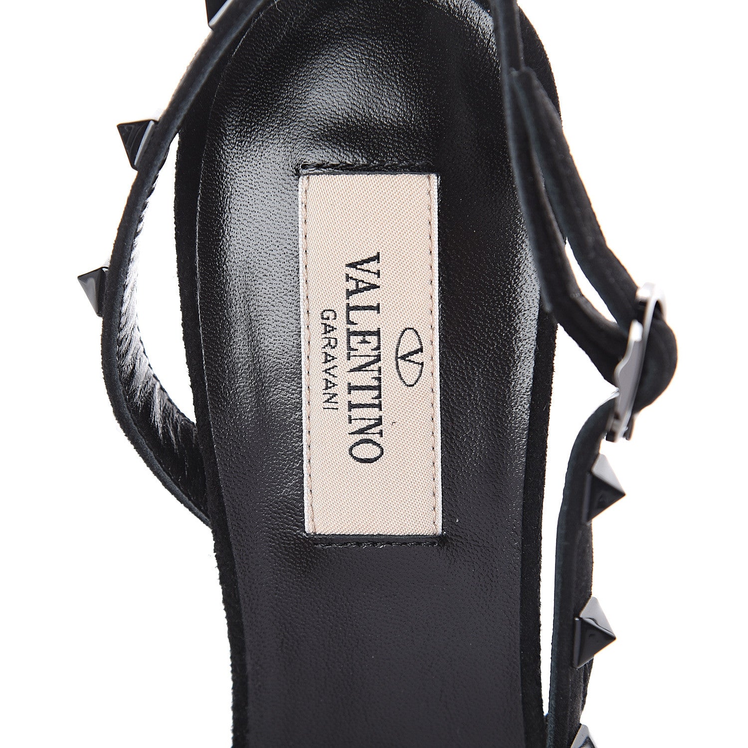 Valentino Garavani Mesh Point d'Esprit Rockstud Half D'Orsay Slingback 50mm Pumps 38 Black 5 of 7