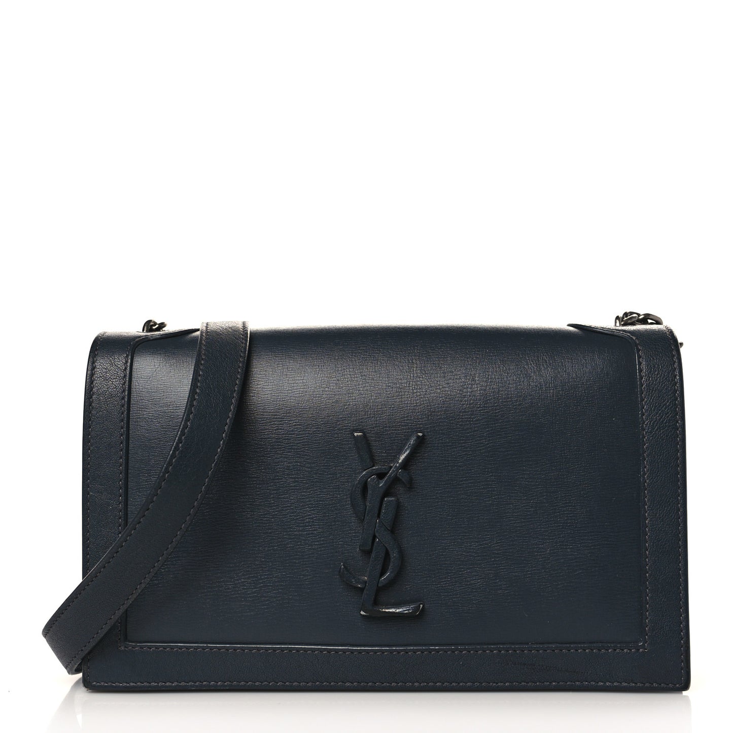 Calfskin Monogram Book Bag Dark Smog