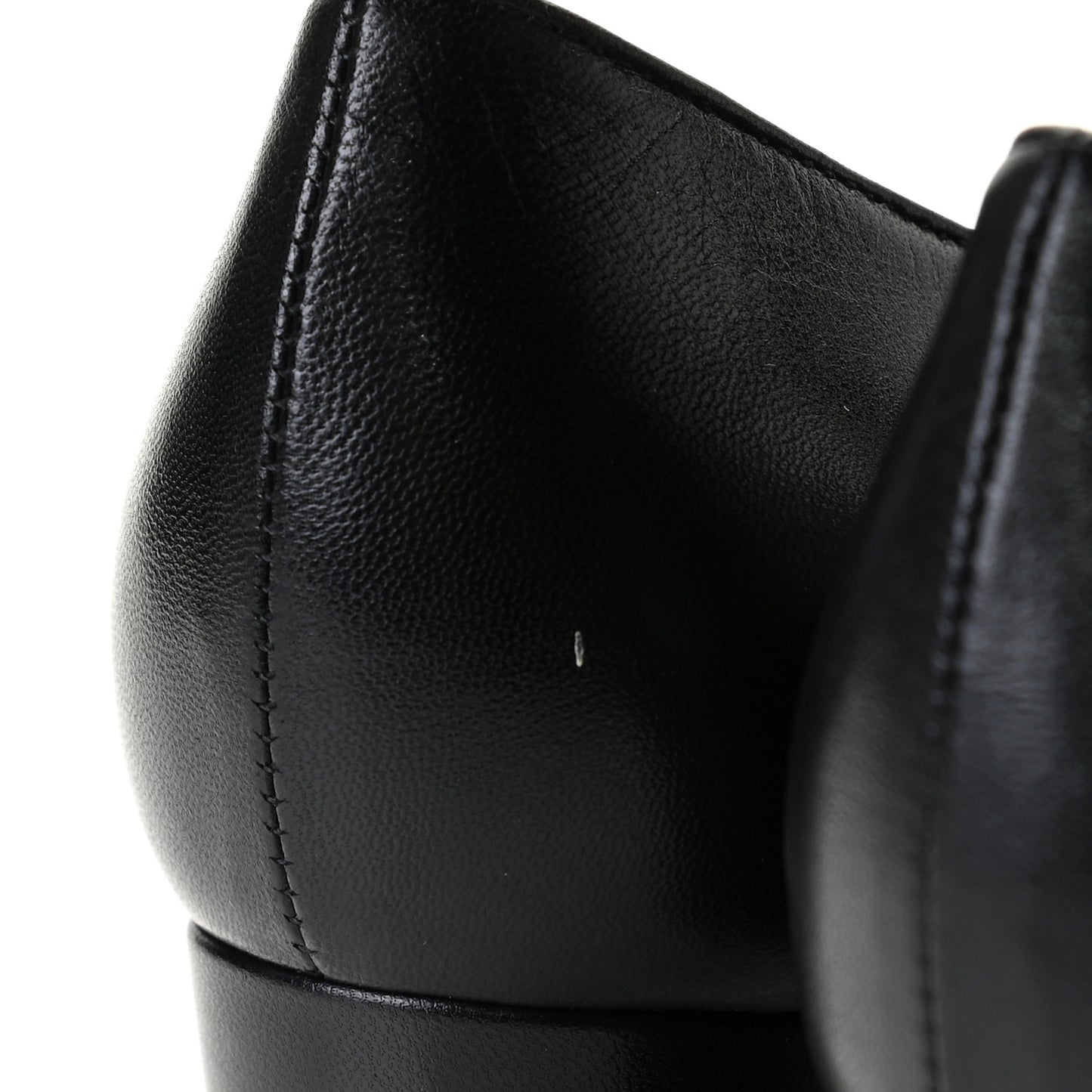 Malaga Kid Crystal Square G Madelyn Mid Heel Loafer Pumps 38 Black