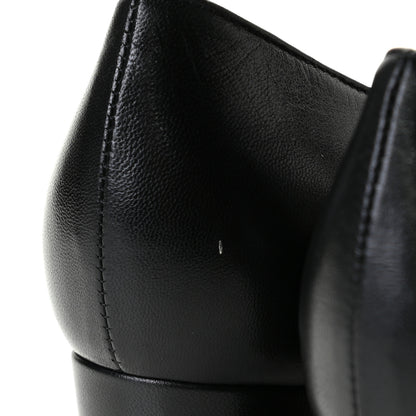 Gucci Malaga Kid Crystal Square G Madelyn Mid Heel Loafer Pumps 38 Black 6 of 14