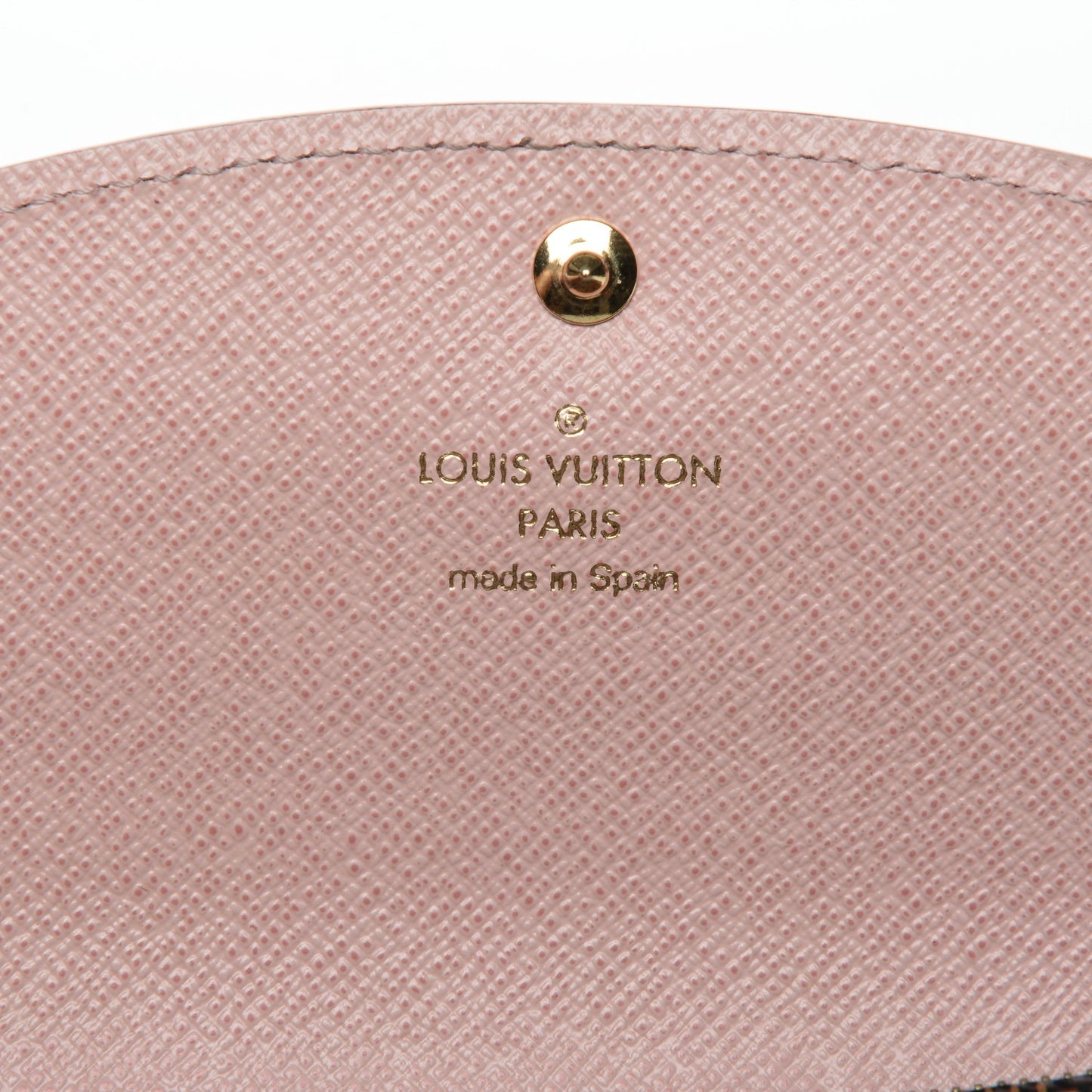 Damier Ebene Caissa Wallet Rose Ballerine