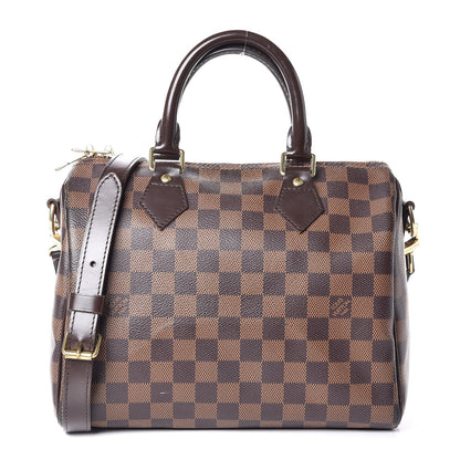 Louis Vuitton Damier Ebene Speedy Bandouliere 25 1 of 12