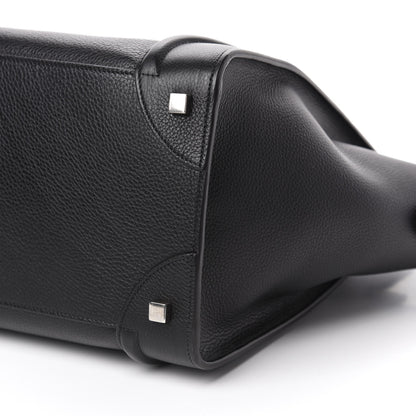 Celine Drummed Calfskin Mini Luggage Black 7 of 10