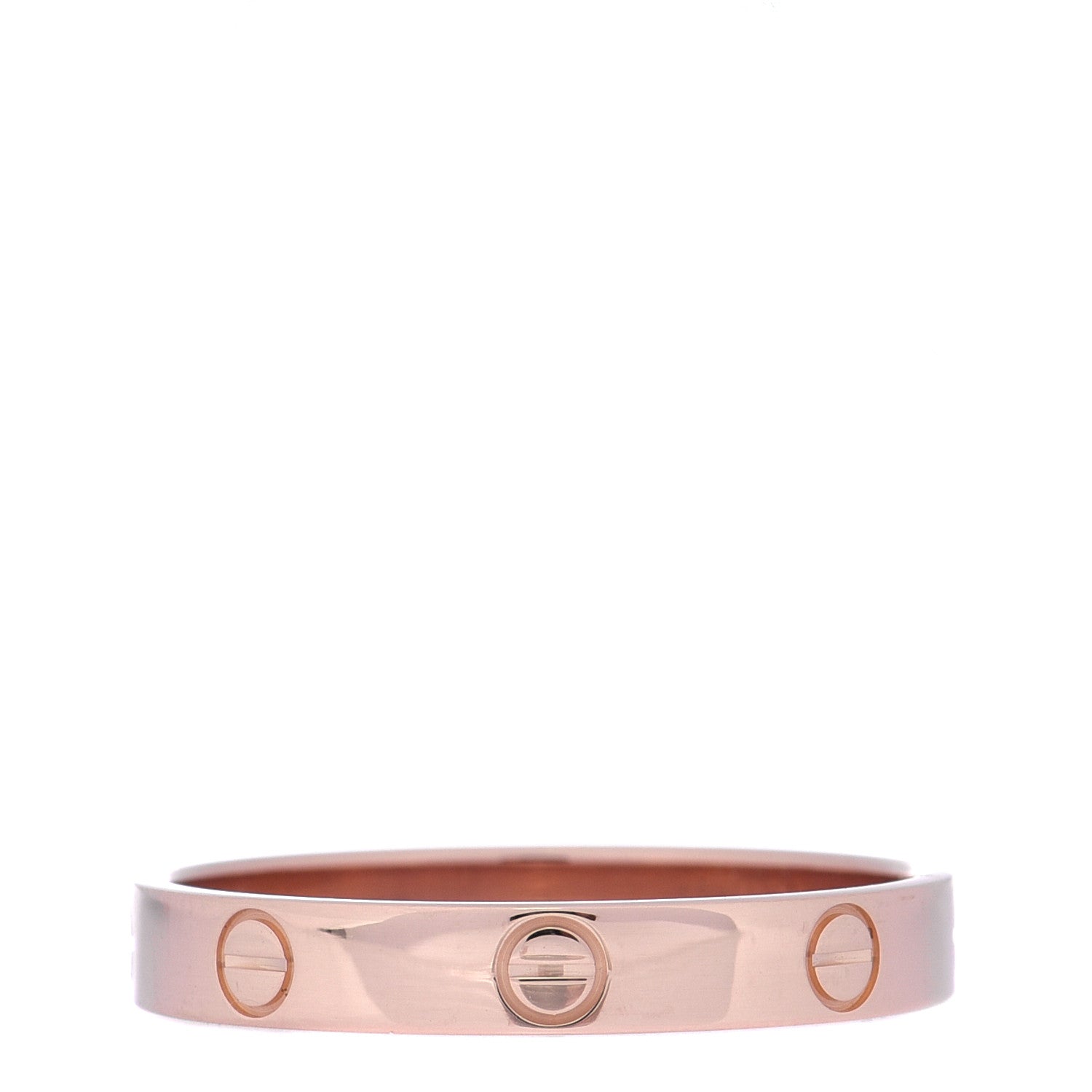 Cartier 18K Pink Gold 3.5mm LOVE Wedding Band Ring 63 10.25 3 of 5