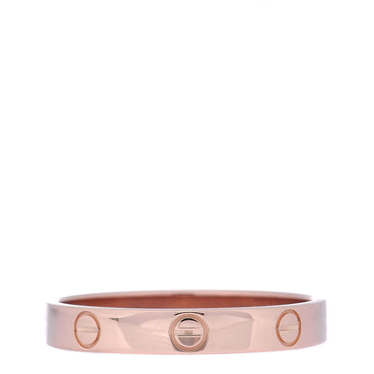Cartier 18K Pink Gold 3.5mm LOVE Wedding Band Ring 63 10.25 3 of 5