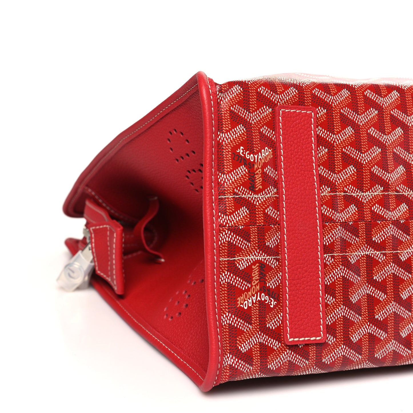 Goyardine Sac Hardy Pet Carrier PM Red