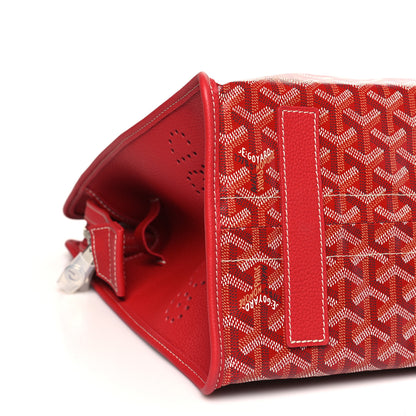 Goyard Goyardine Sac Hardy Pet Carrier PM Red 9 of 10
