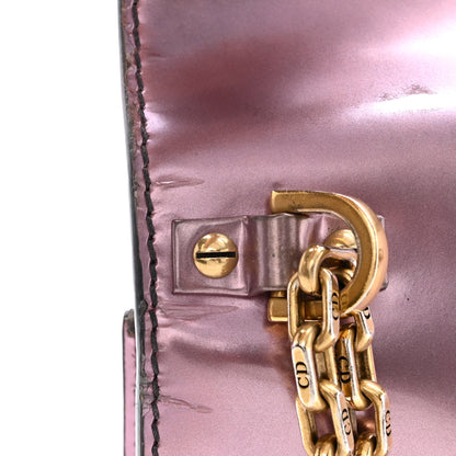 Christian Dior Metallic Calfskin J'Adior Mini Chain Flap Bag Pink 16 of 16