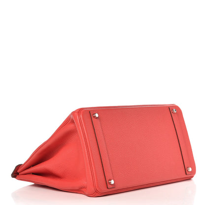Hermes Taurillon Clemence Birkin 40 Bougainvillea 11 of 39