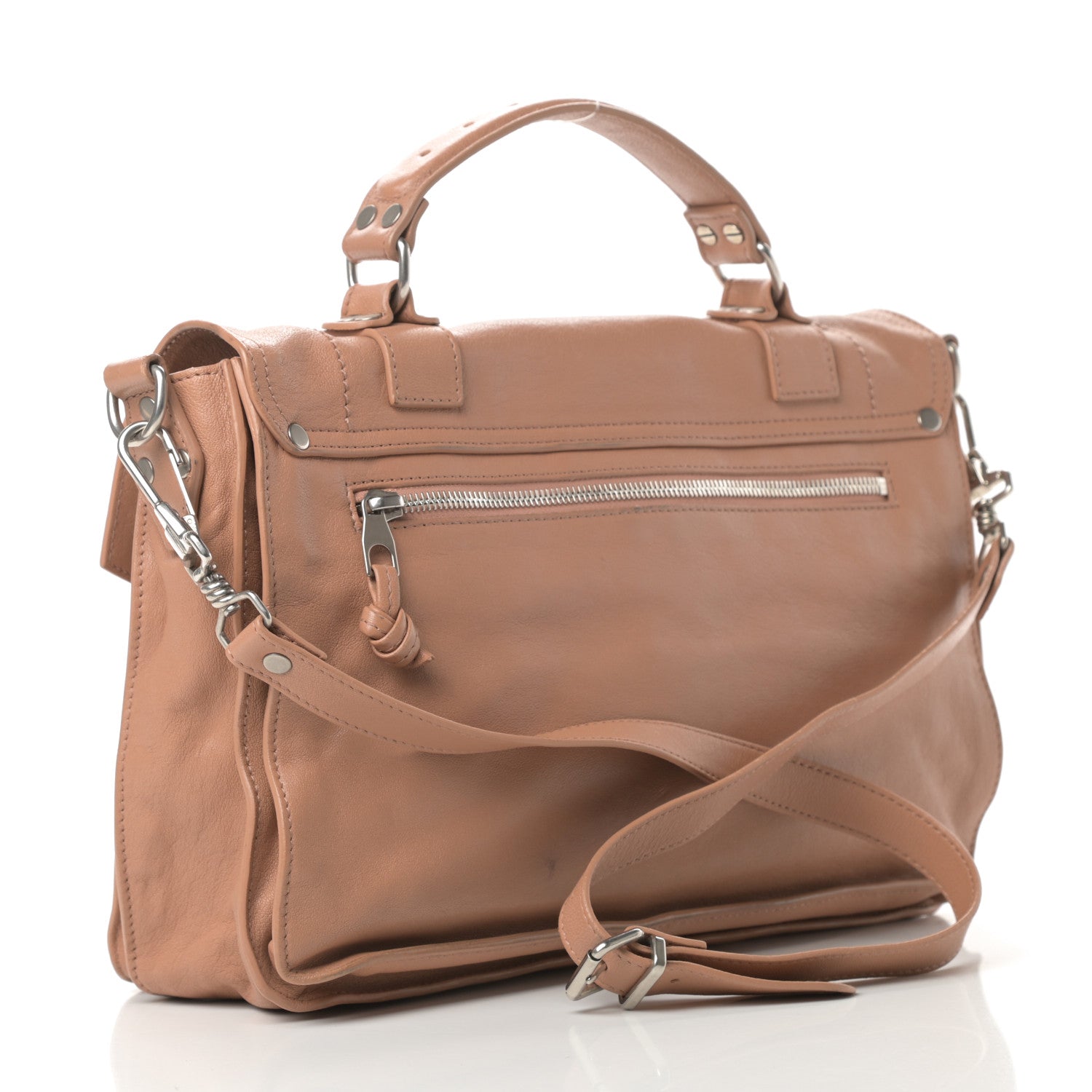 Proenza Schouler Lambskin Medium PS1 Satchel Dune 3 of 14