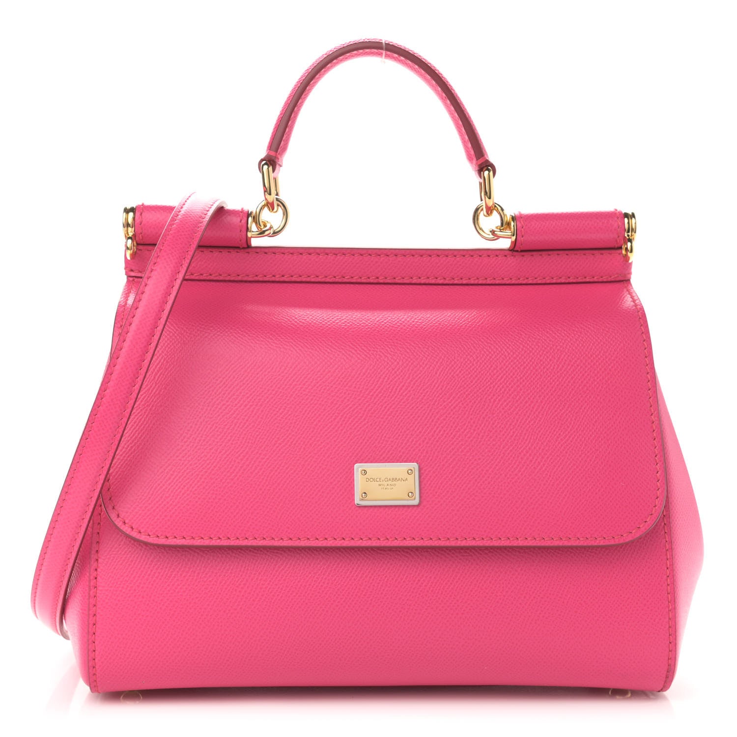 Dolce & Gabbana Dauphine Medium Miss Sicily Satchel Pink 1 of 9