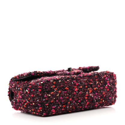 Chanel Tweed Quilted Mini Rectangular Flap Pink Multicolor 3 of 11