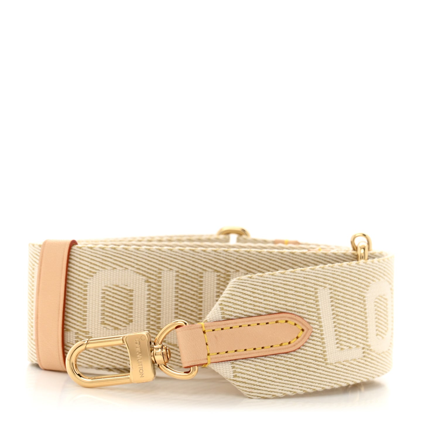 Nylon Coussin Shoulder Strap Beige