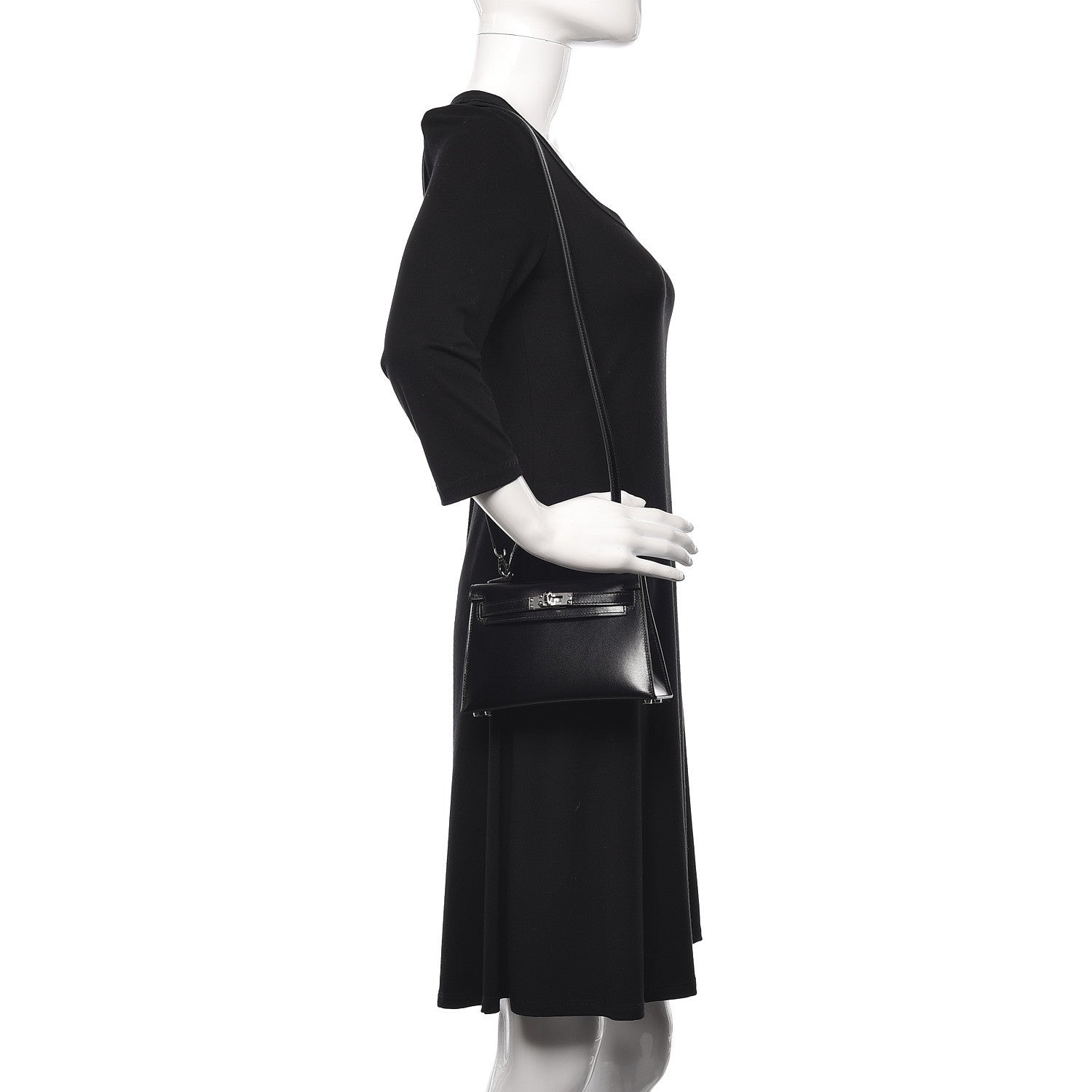 Hermes Box Mini Kelly Sellier 20 Black 2 of 35