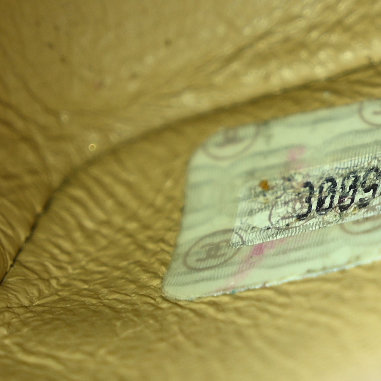 Caviar Quilted Medium Single Flap Beige
