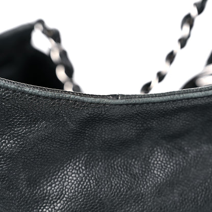 Chanel Distressed Caviar XL Coco Cabas Black 17 of 18