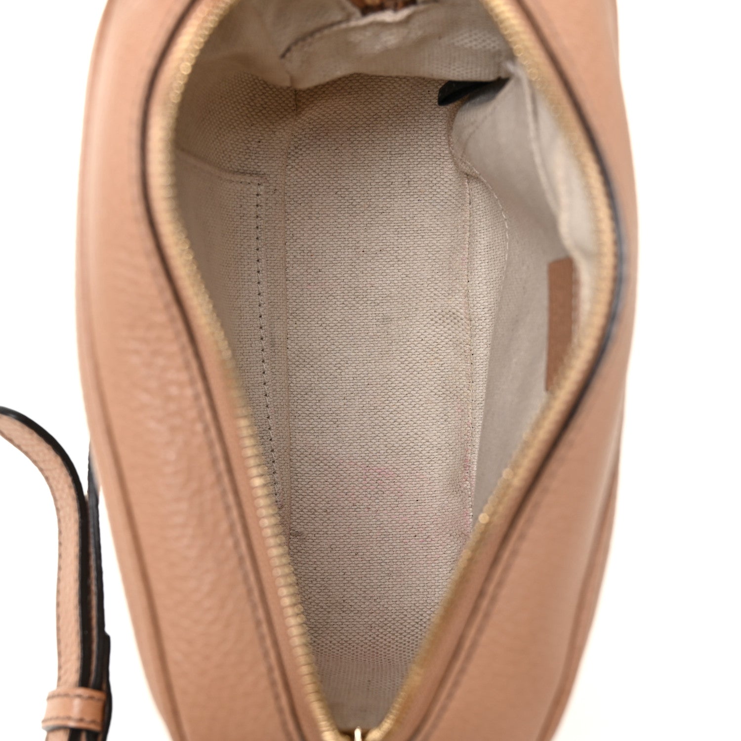 Gucci Pebbled Calfskin Small Soho Disco Bag Camelia 5 of 11
