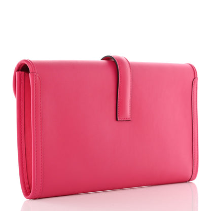 Hermes Swift Verso Jige Elan 29 Clutch Rose Mexico Rouge Piment 3 of 11