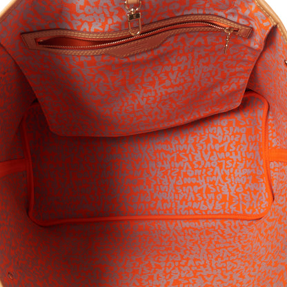 Louis Vuitton Monogram Graffiti Neverfull GM Orange 6 of 8