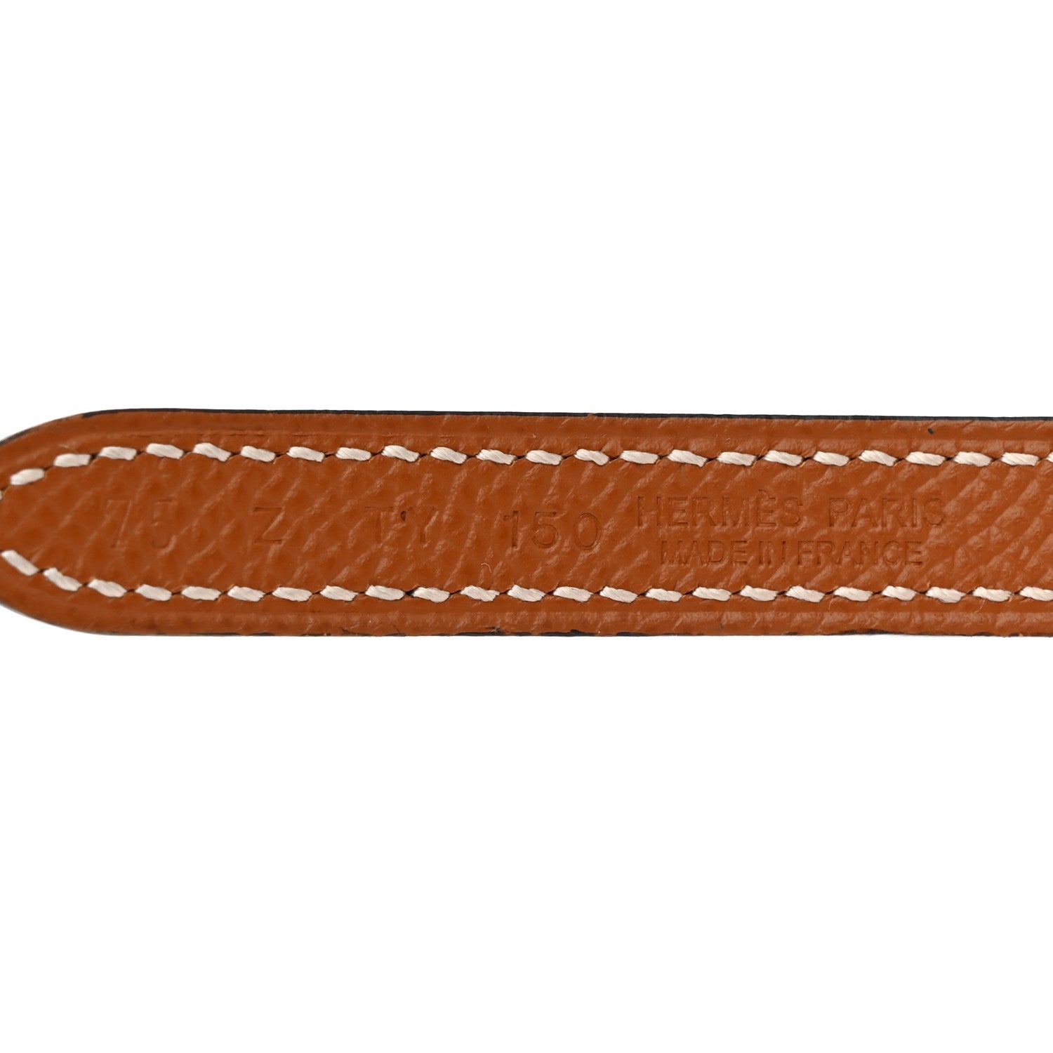 Hermes Epsom Swift 13mm Focus Belt 75 30 Gold Black 4 of 6
