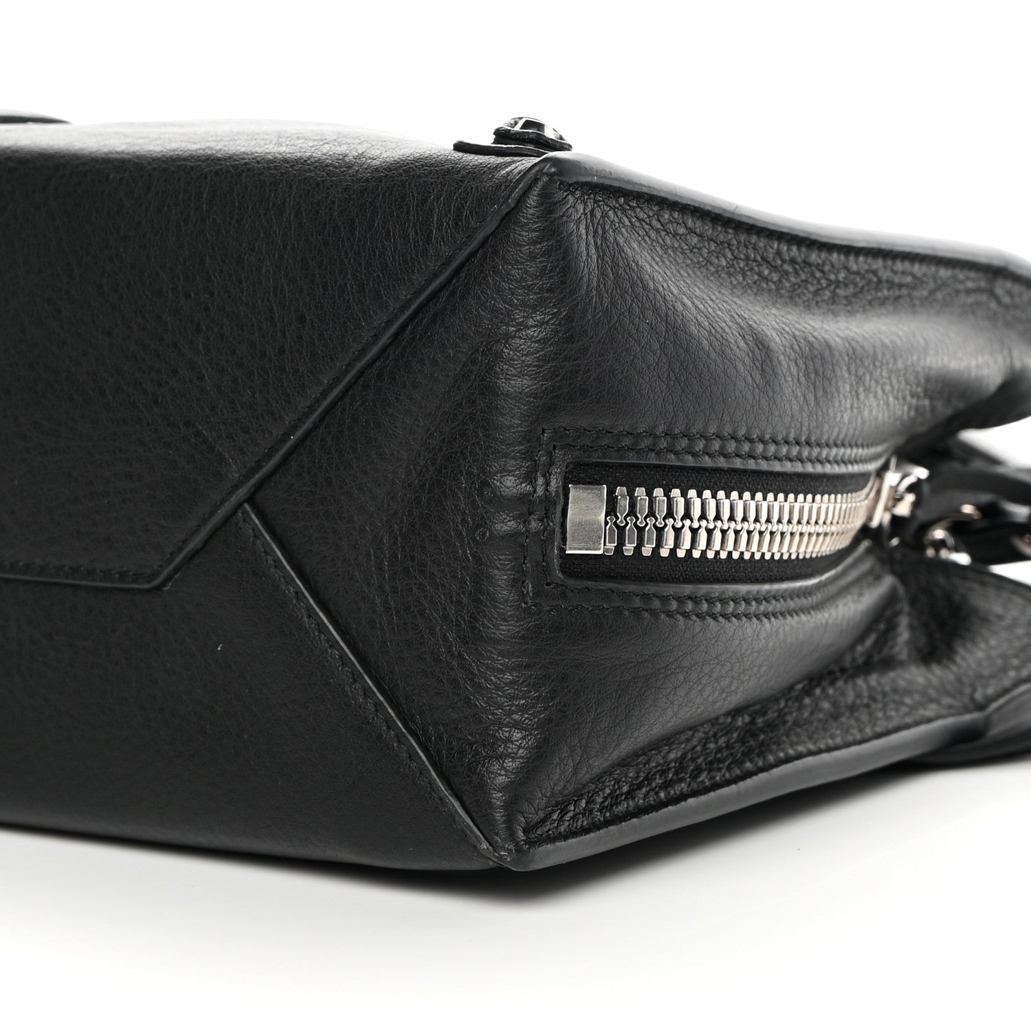 Balenciaga Veau Papier A6 Zip Around Tote Black 9 of 10