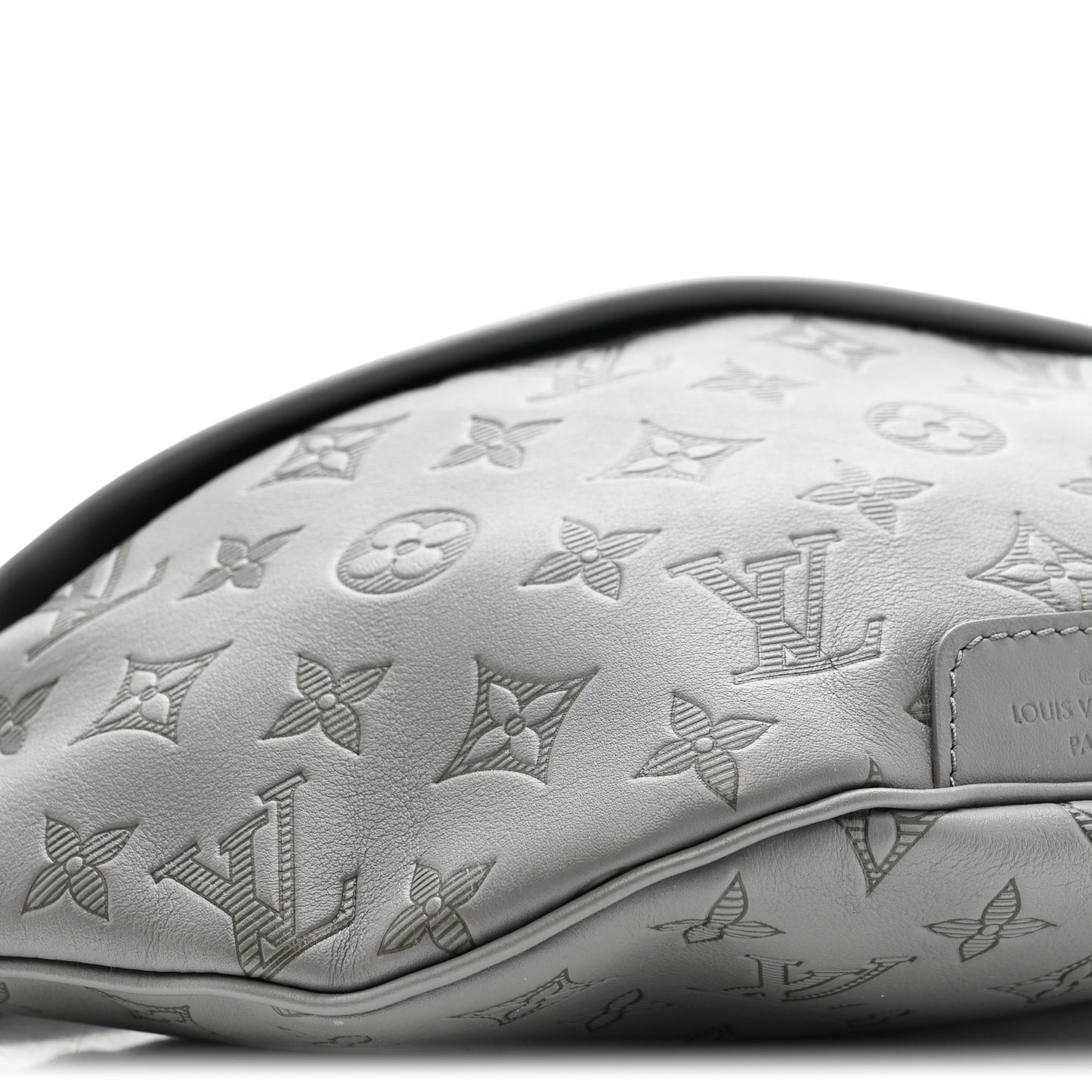Calfskin Monogram Shadow Discovery Bumbag PM Gray