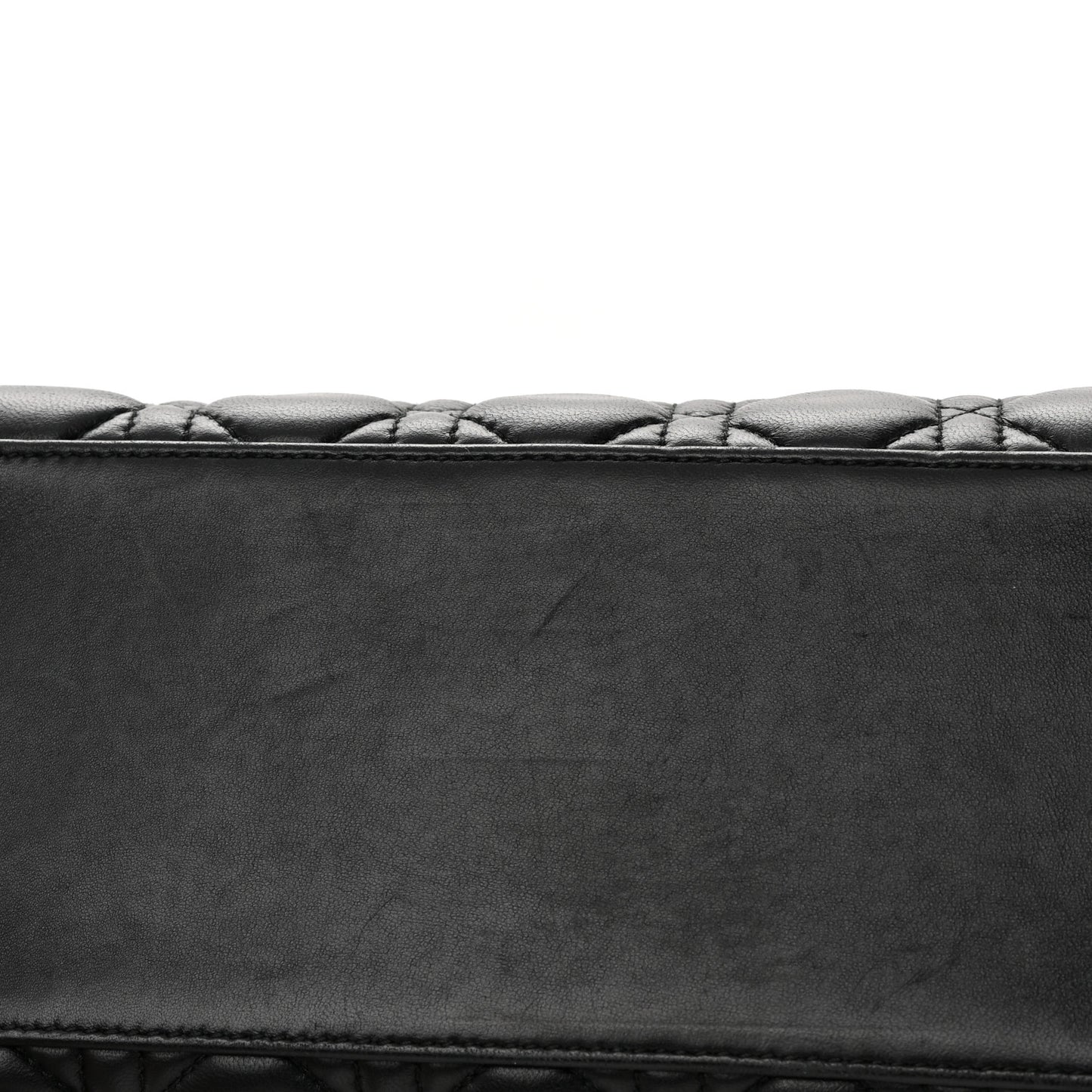 Lambskin Cannage Medium Lady Dior Black