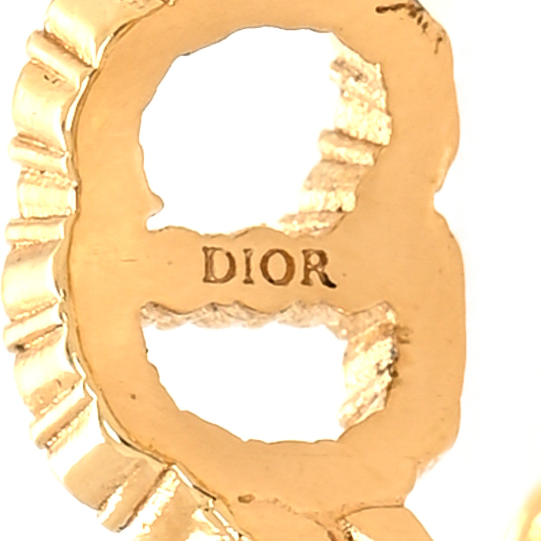 Christian Dior Metal Crystal Danseuse Etoile Chain Ring L 54 7 Gold 4 of 4