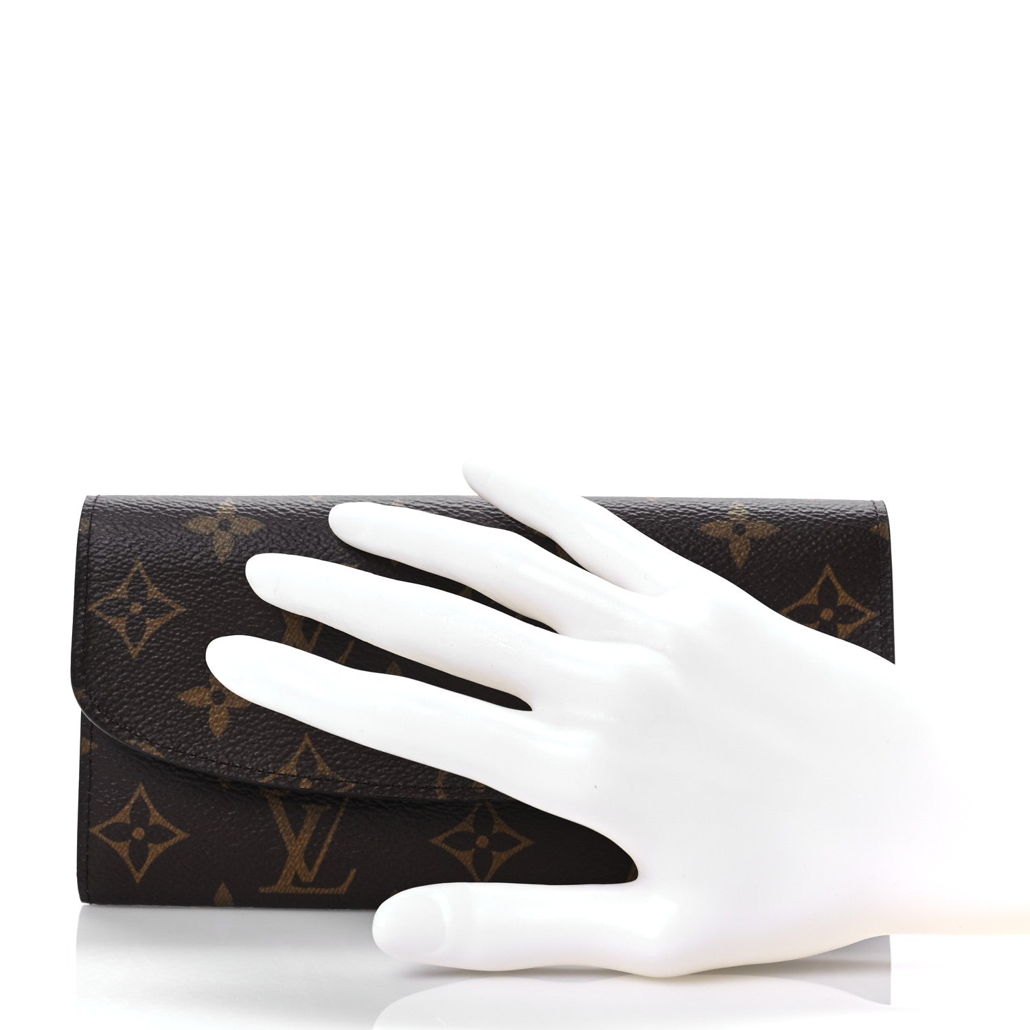 Louis Vuitton Monogram Emilie Wallet Rose Ballerine 2 of 7