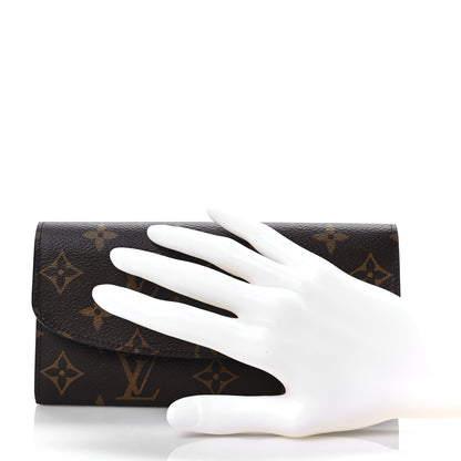 Louis Vuitton Monogram Emilie Wallet Rose Ballerine 2 of 7