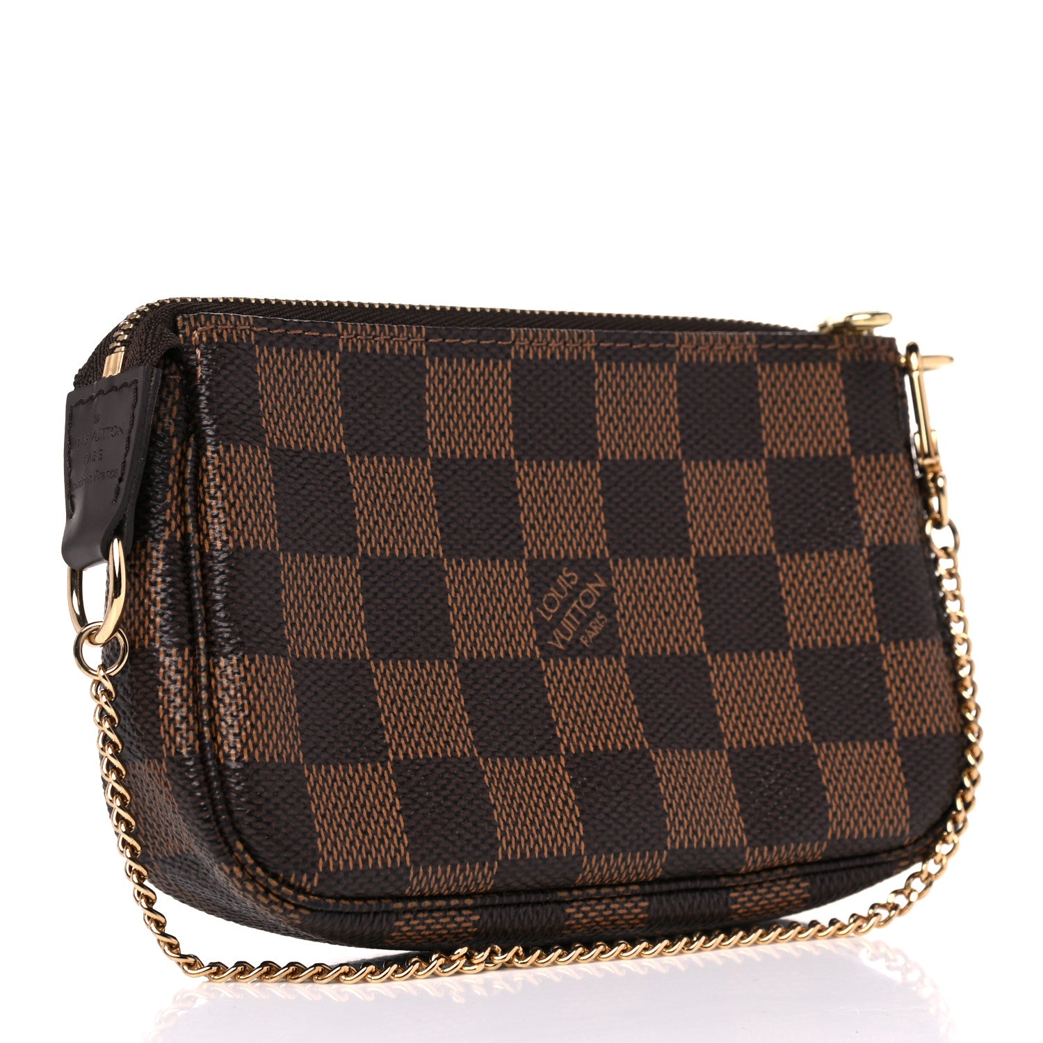 Louis Vuitton Damier Ebene Complice Trunks and Bags Mini Pochette Accessories Red 3 of 6