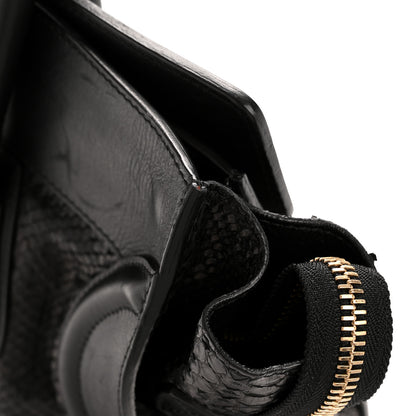 Celine Snakeskin Large Luggage Black 15 of 15