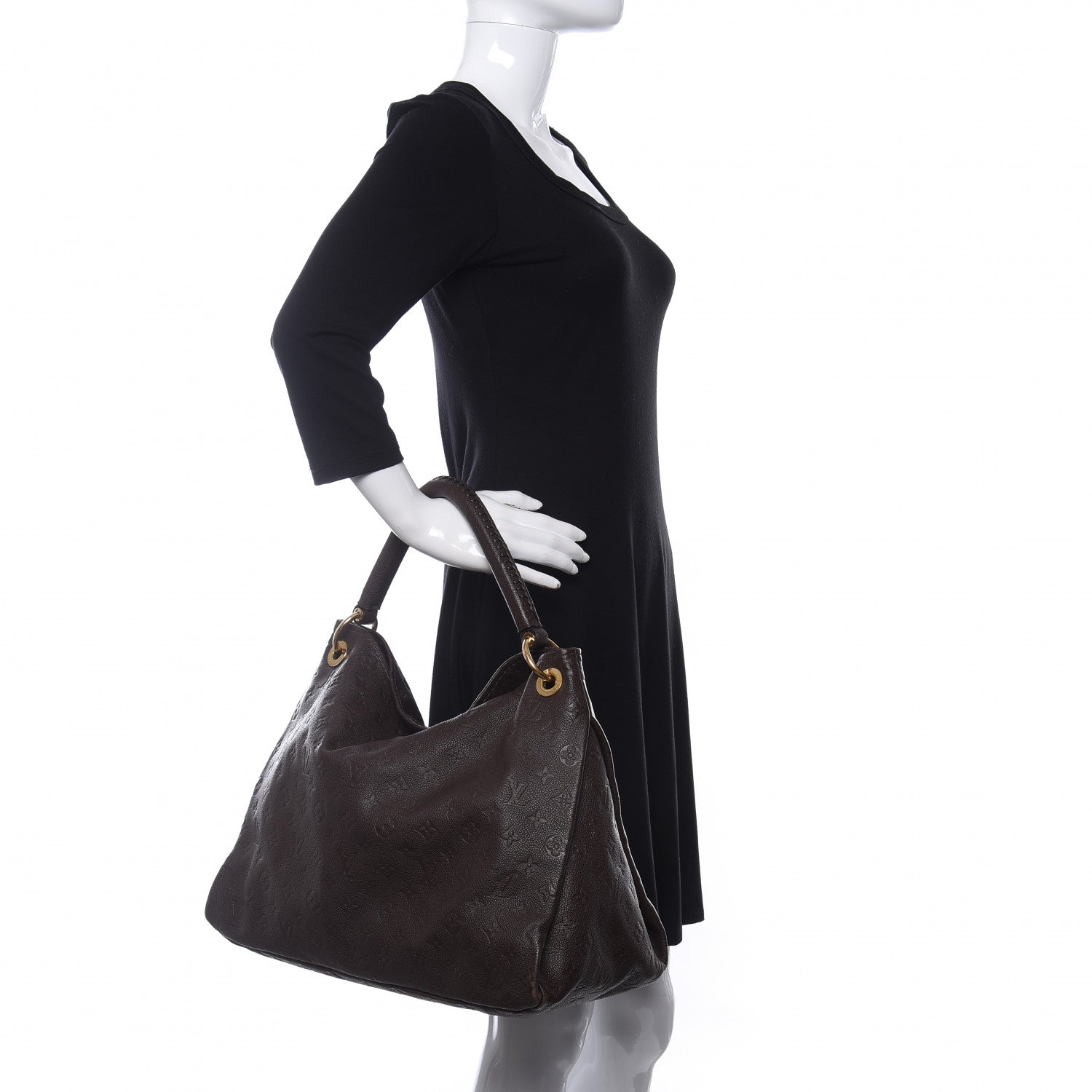 Louis Vuitton Empreinte Artsy MM Chocolate 2 of 16