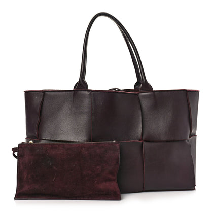 Bottega Veneta Nappa Maxi Intrecciato Medium Arco Tote Grape 1 of 8